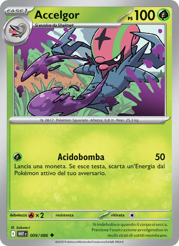 Accelgor (Fuoco Bianco #009/86)