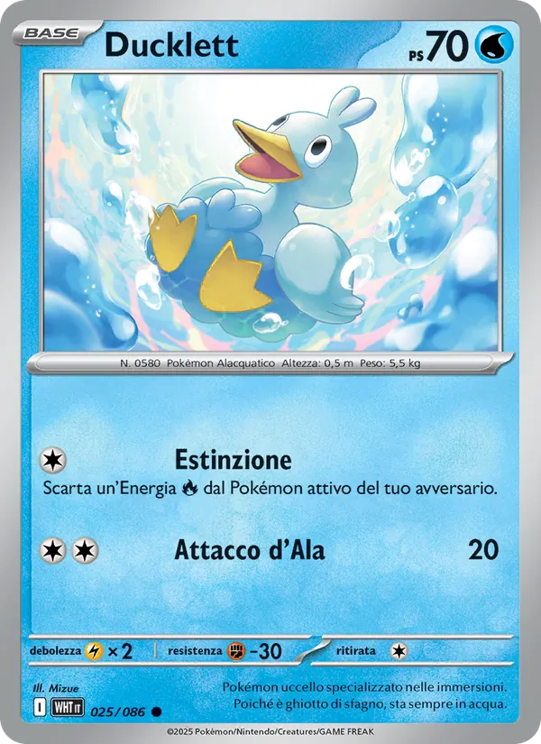 Ducklett (Fuoco Bianco #025/86)