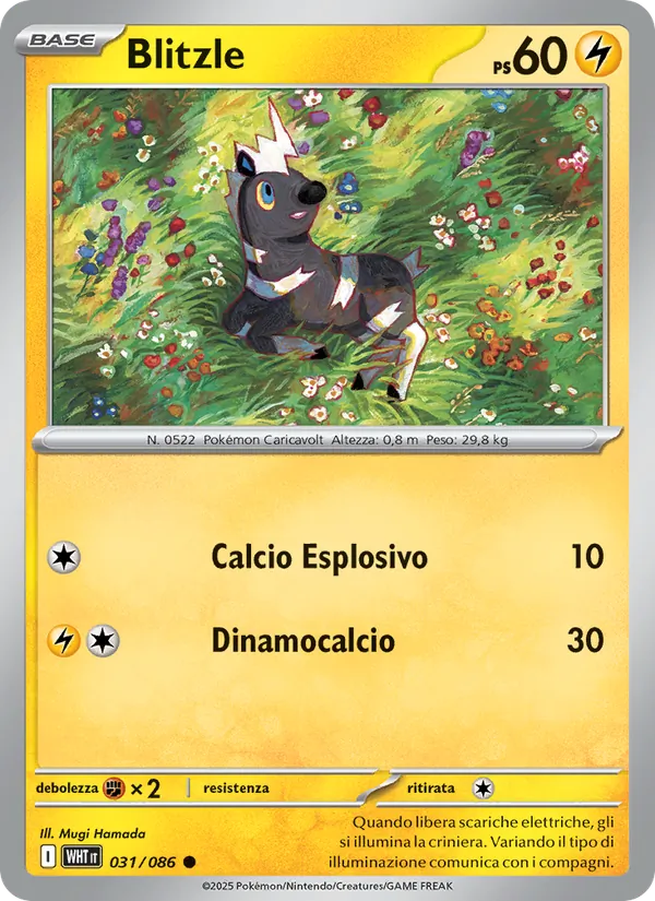 Blitzle (Fuoco Bianco #031/86)