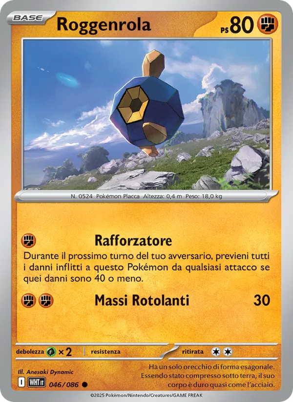 Roggenrola (Fuoco Bianco #046/86)