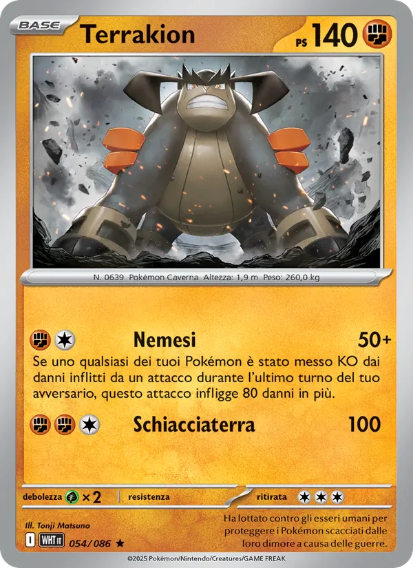 Terrakion (Fuoco Bianco #054/86)