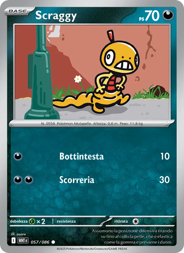 Scraggy (Fuoco Bianco #057/86)