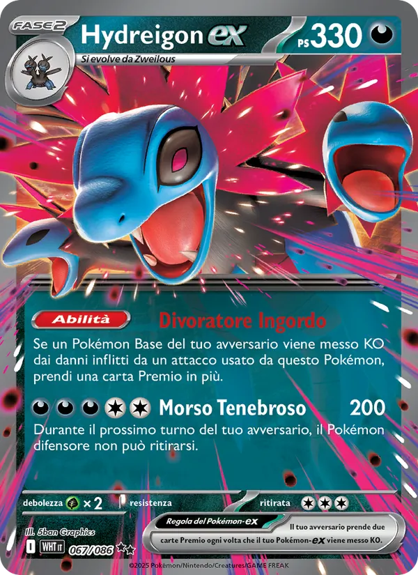 Hydreigon-ex (Fuoco Bianco #067/86)