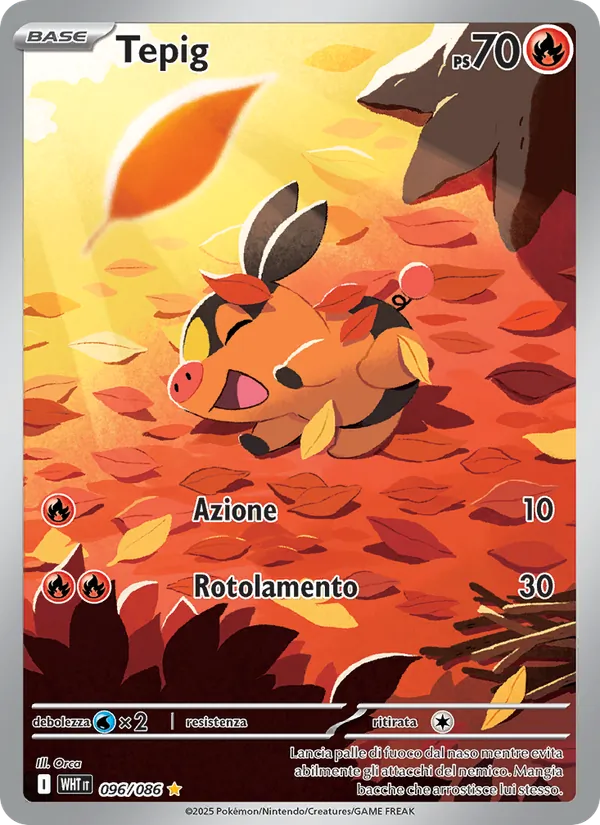 Tepig (Fuoco Bianco #096/86)