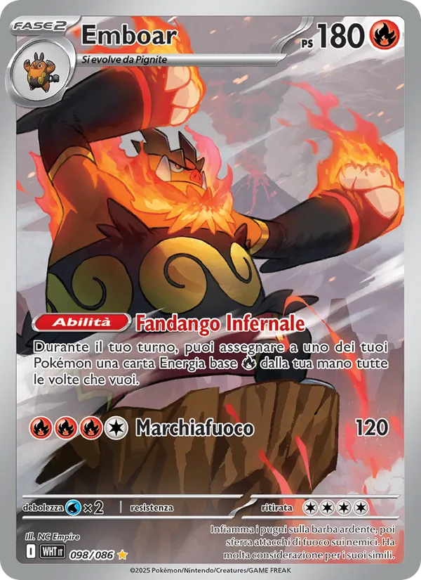 Emboar (Fuoco Bianco #098/86)