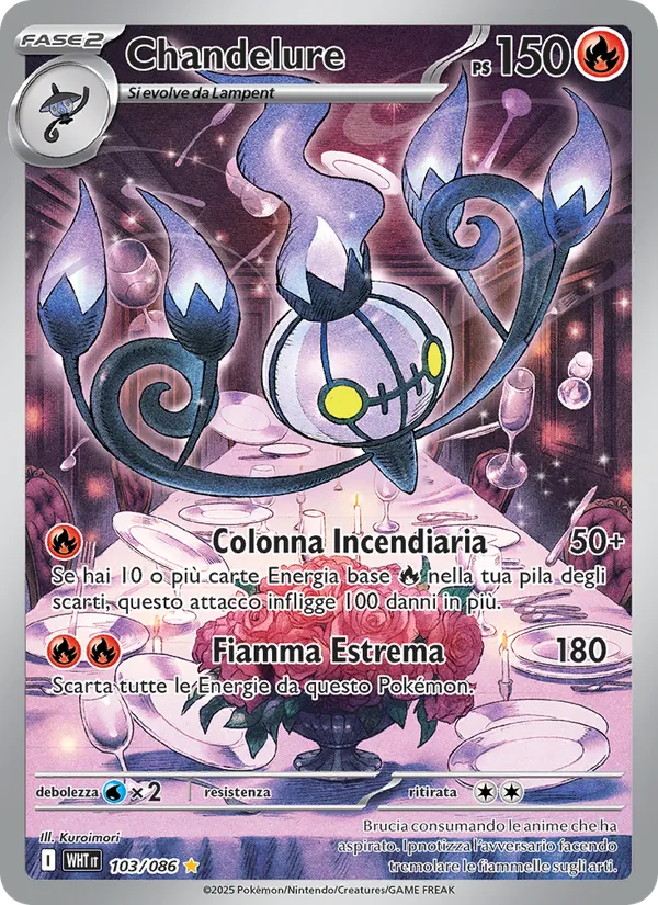 Chandelure (Fuoco Bianco #103/86)