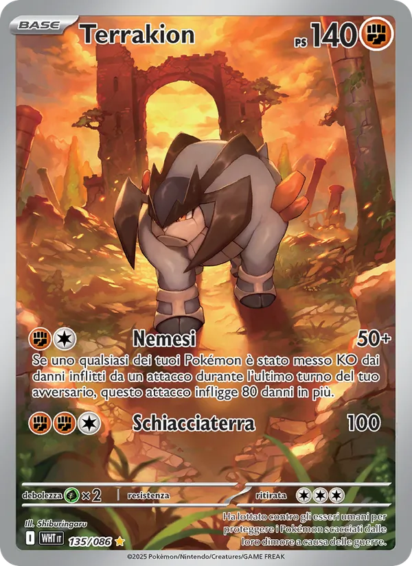 Terrakion (Fuoco Bianco #135/86)