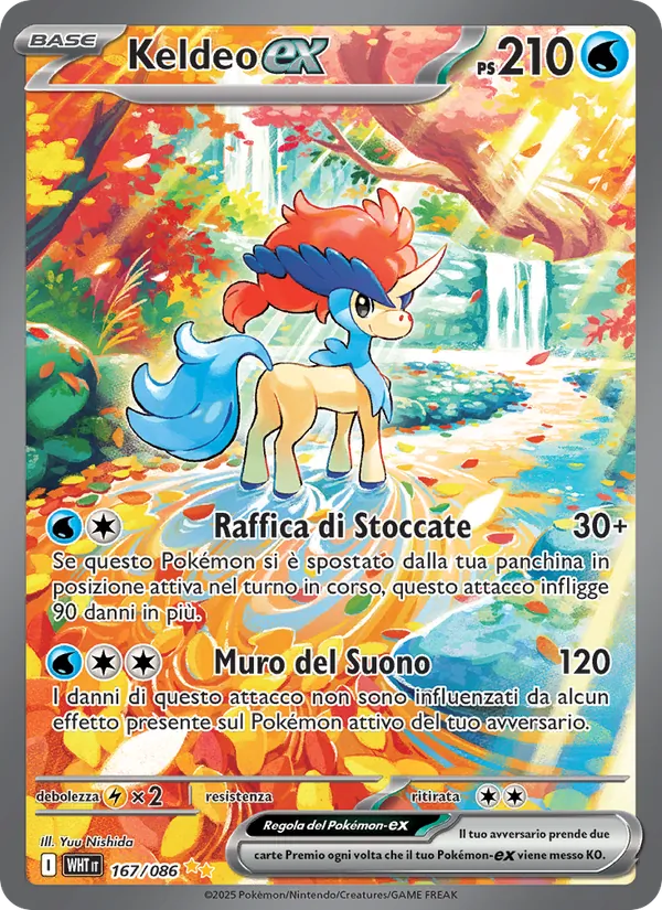 Keldeo-ex (Fuoco Bianco #167/86)