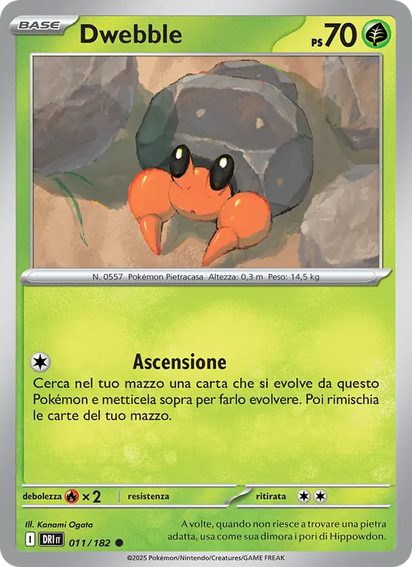 Dwebble (Rivali Predestinati #011/182)