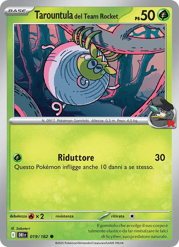 Tarountula del Team Rocket (Rivali Predestinati #019/182)