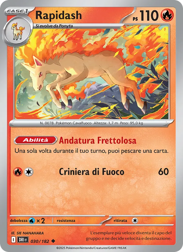 Rapidash (Rivali Predestinati #030/182)