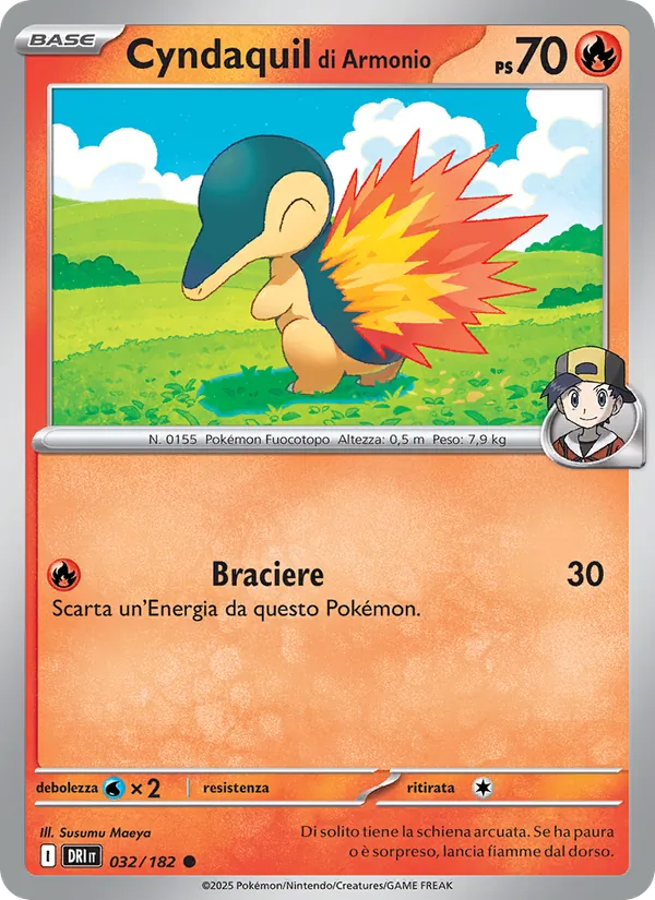 Cyndaquil di Armonio (Rivali Predestinati #032/182)