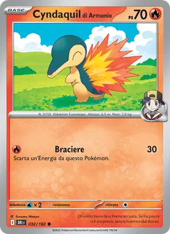 Cyndaquil di Armonio (Rivali Predestinati #032/182)