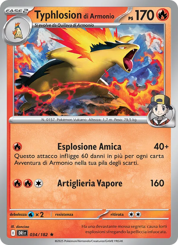 Typhlosion di Armonio (Rivali Predestinati #034/182)