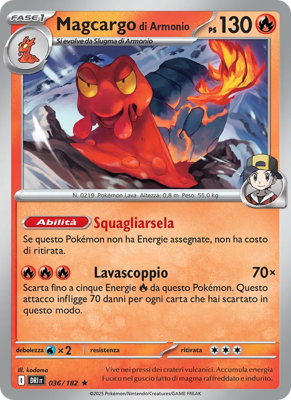 Magcargo di Armonio (Rivali Predestinati #036/182)