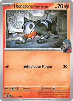 Houndour del Team Rocket (Rivali Predestinati #037/182)