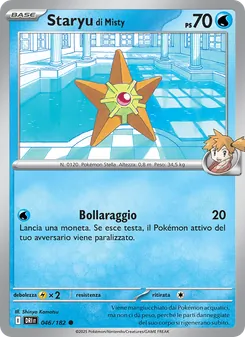 Staryu di Misty (Rivali Predestinati #046/182)
