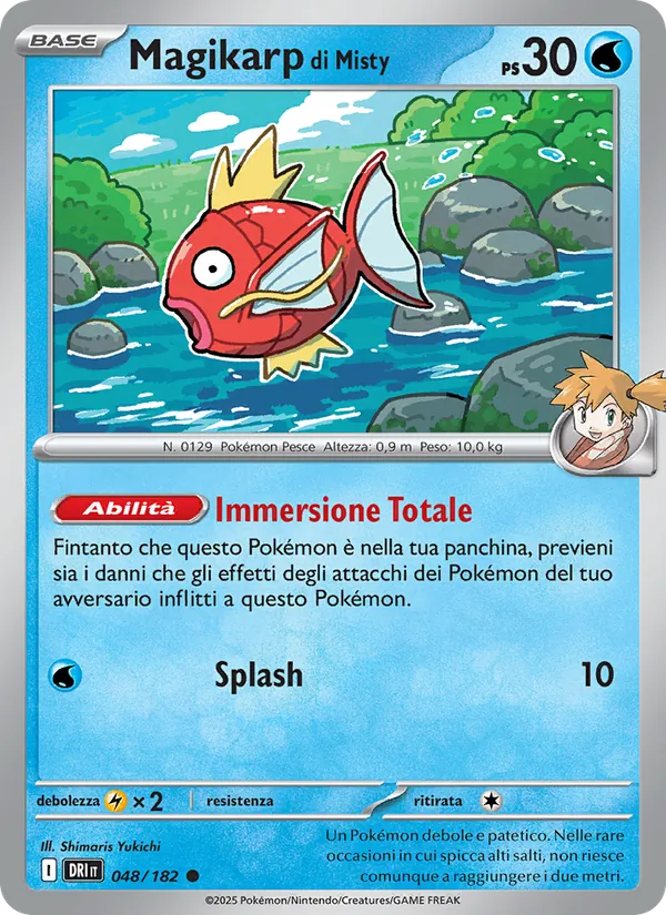 Magikarp di Misty (Rivali Predestinati #048/182)