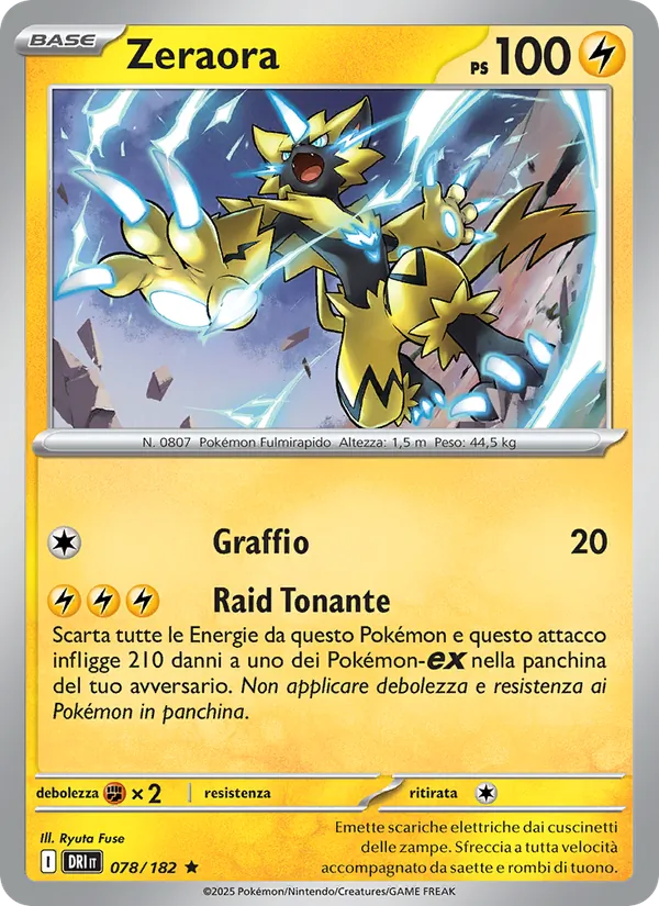 Zeraora (Rivali Predestinati #078/182)