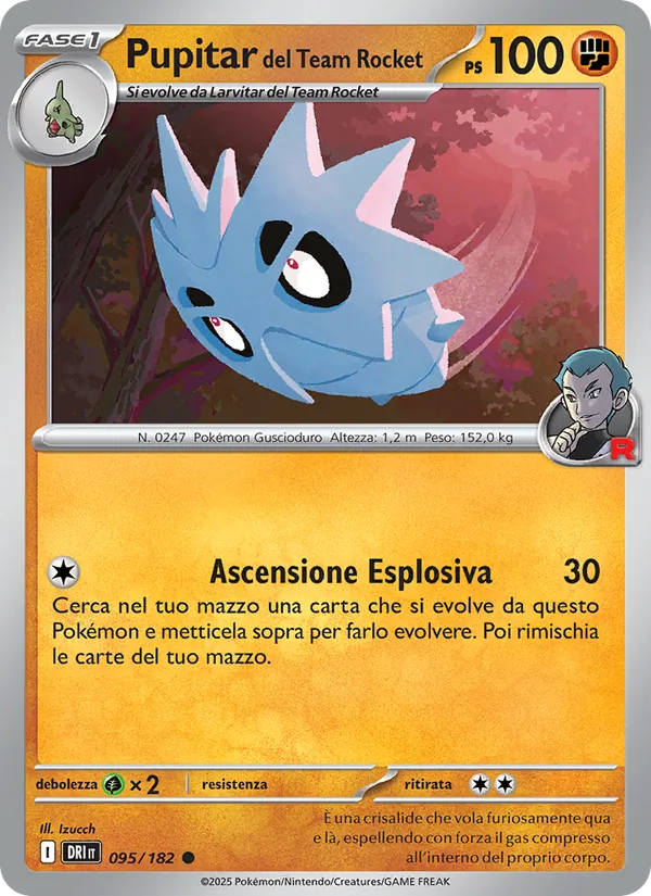 Pupitar del Team Rocket (Rivali Predestinati #095/182)