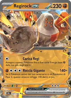 Regirock-ex (Rivali Predestinati #101/182)