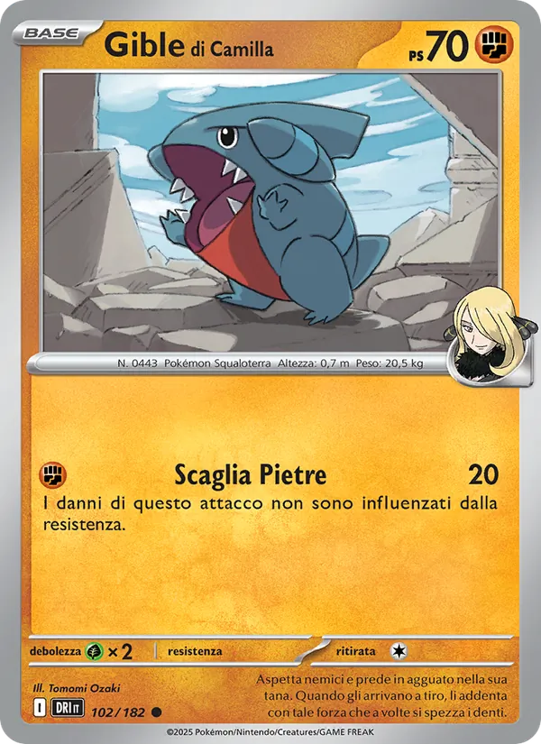 Gible di Camilla (Rivali Predestinati #102/182)
