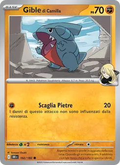 Gible di Camilla (Rivali Predestinati #102/182)