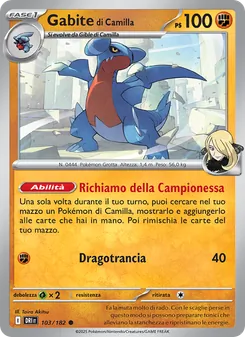 Gabite di Camilla (Rivali Predestinati #103/182)