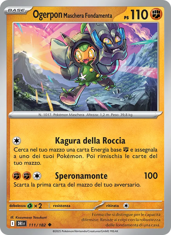 Ogerpon Maschera Fondamenta (Rivali Predestinati #111/182)