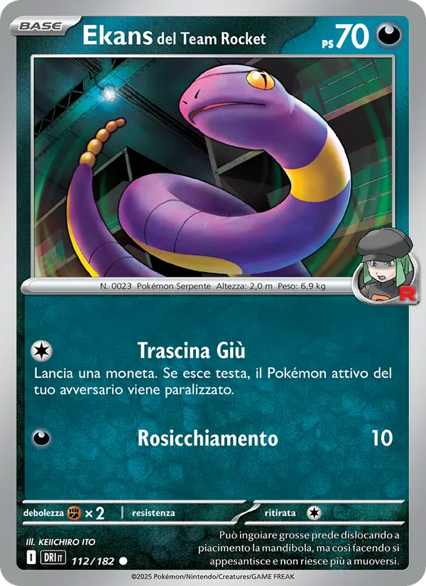 Ekans del Team Rocket (Destined Rivals #112/182)