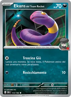Ekans del Team Rocket (Rivali Predestinati #112/182)