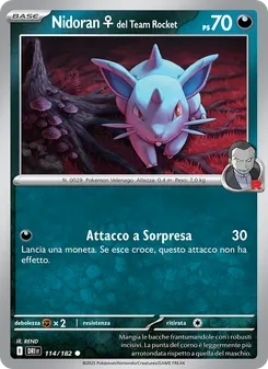 Nidoran♀ del Team Rocket (Rivali Predestinati #114/182)
