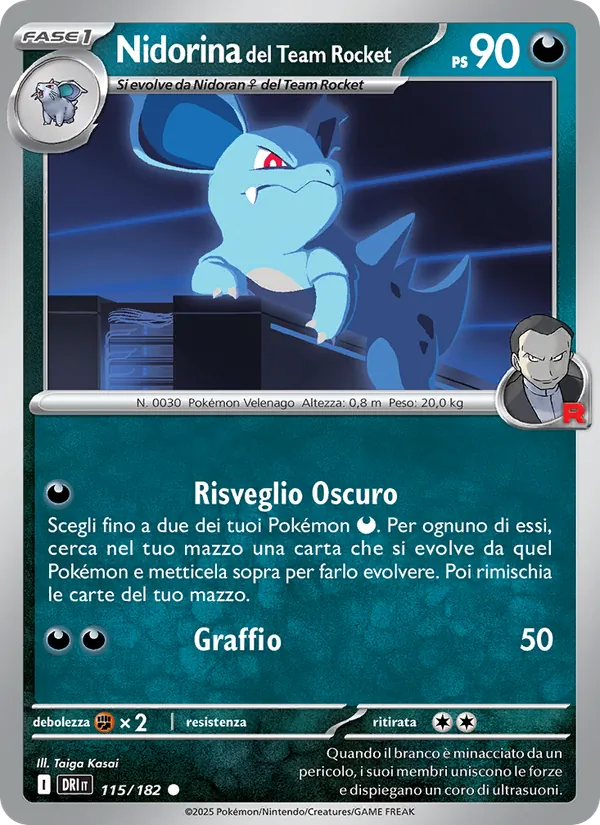 Nidorina del Team Rocket (Rivali Predestinati #115/182)