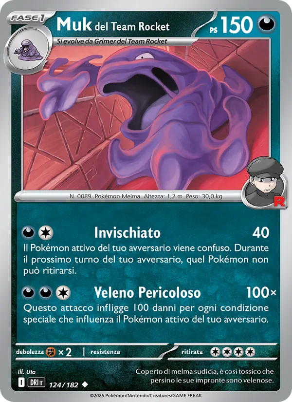 Muk del Team Rocket (Destined Rivals #124/182)