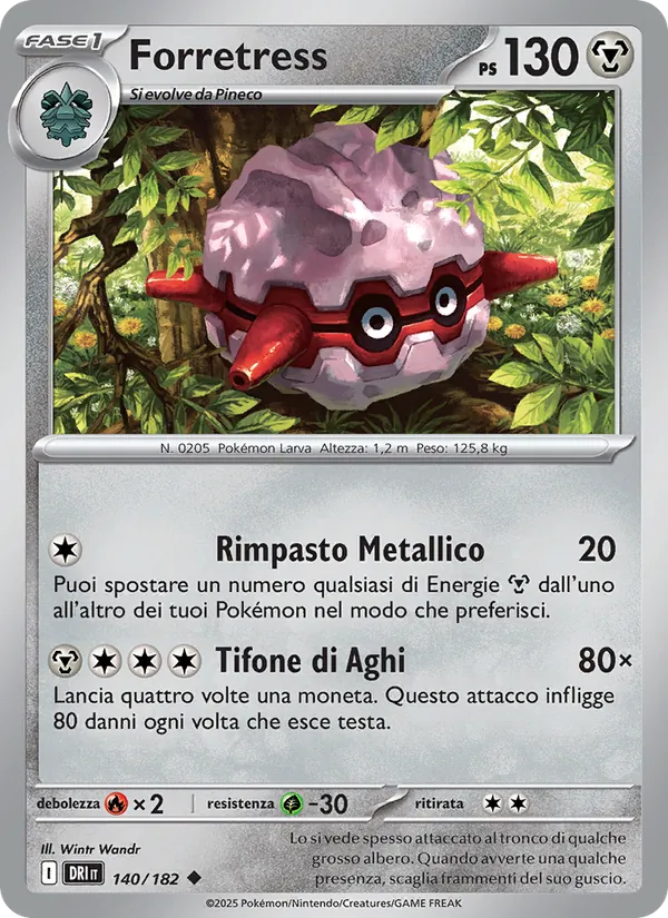 Forretress (Destined Rivals #140/182)