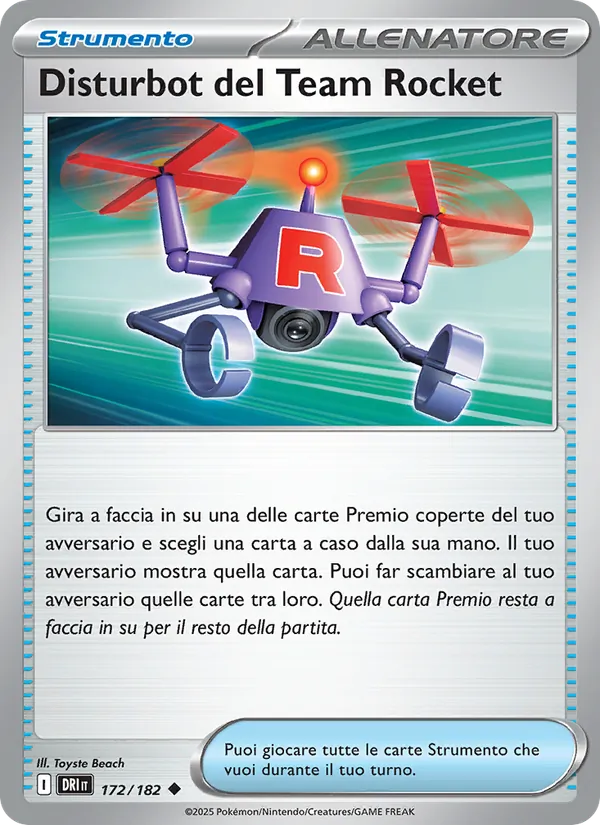 Disturbot del Team Rocket (Rivali Predestinati #172/182)