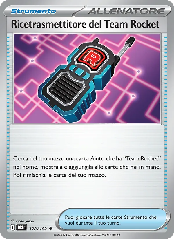 Ricetrasmettitore del Team Rocket (Rivali Predestinati #178/182)