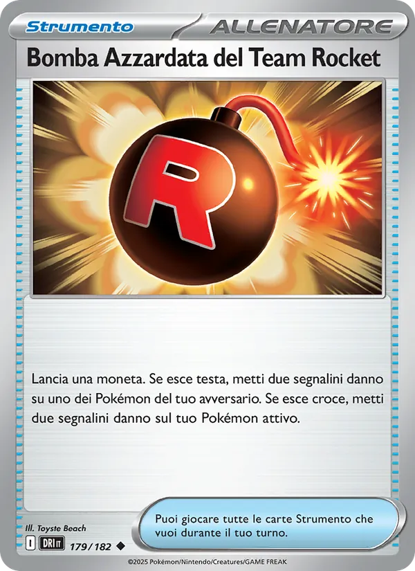 Bomba Azzardata del Team Rocket (Rivali Predestinati #179/182)