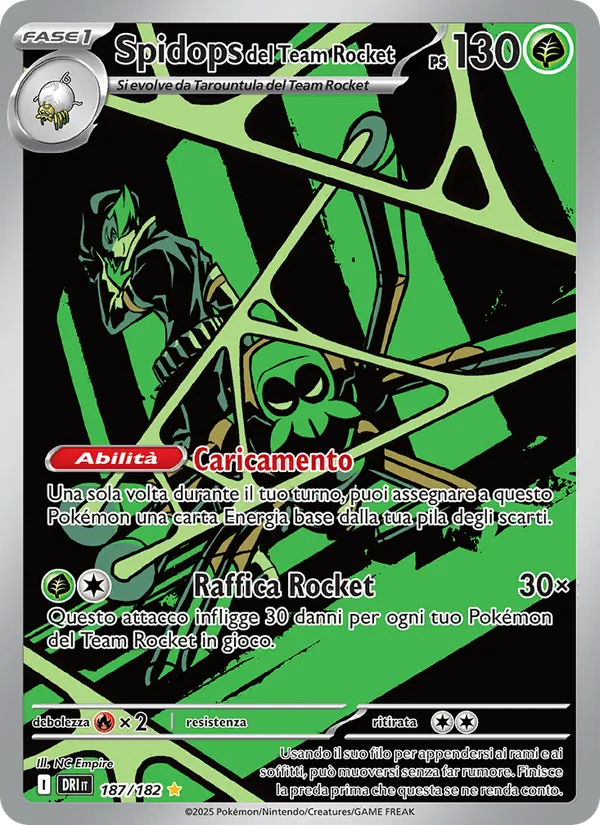 Spidops del Team Rocket (Rivali Predestinati #187/182)