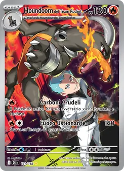 Houndoom del Team Rocket (Rivali Predestinati #191/182)