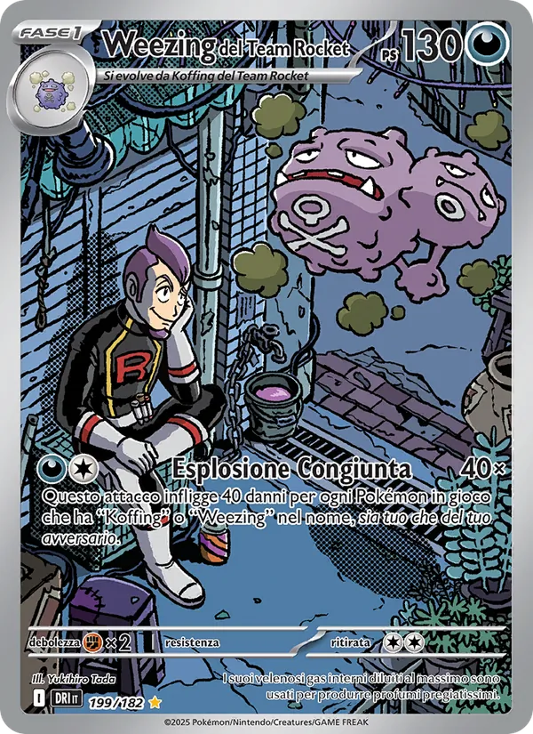 Weezing del Team Rocket (Destined Rivals #199/182)
