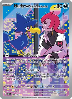 Murkrow del Team Rocket (Rivali Predestinati #200/182)