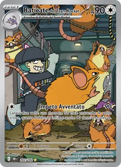 Raticate del Team Rocket (Rivali Predestinati #202/182)