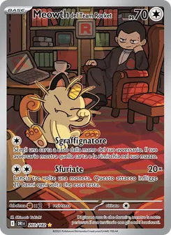 Meowth del Team Rocket (Rivali Predestinati #203/182)