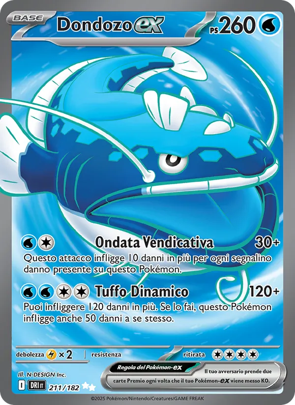 Dondozo-ex (Rivali Predestinati #211/182)