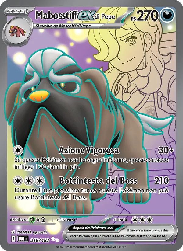 Mabosstiff-ex di Pepe (Destined Rivals #218/182)