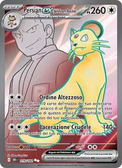 Persian-ex del Team Rocket (Rivali Predestinati #219/182)