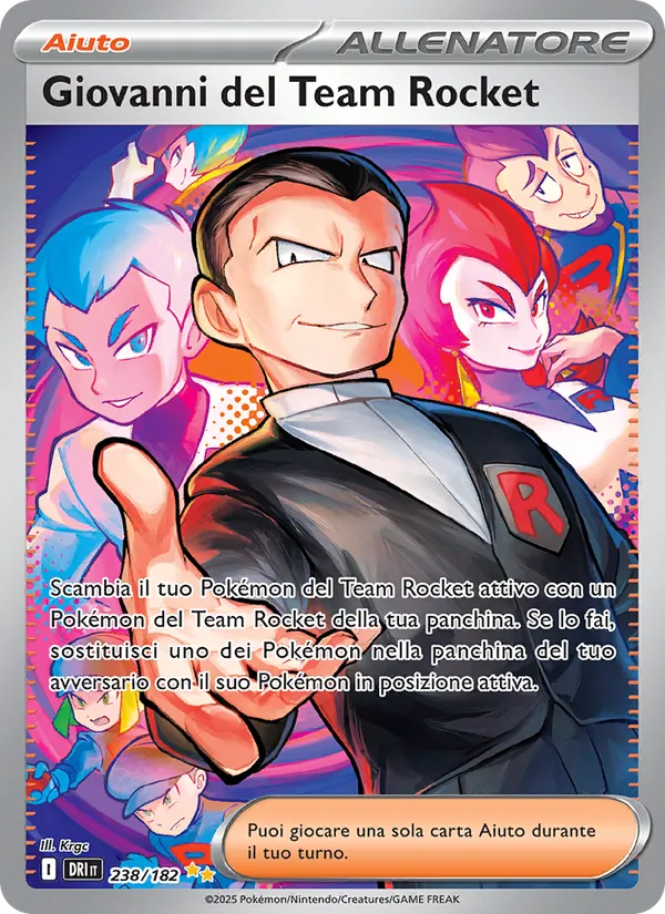 Giovanni del Team Rocket (Rivali Predestinati #238/182)