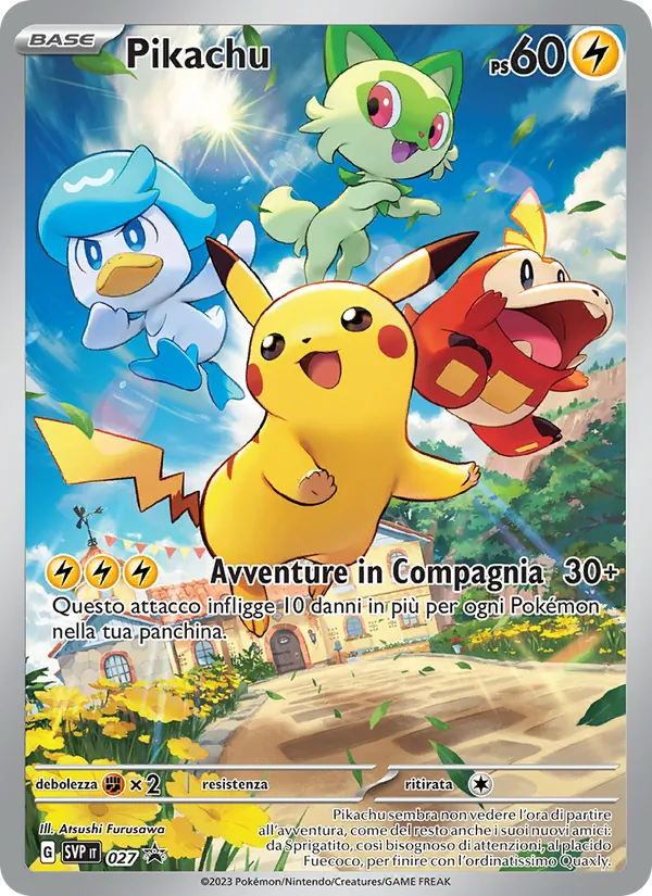 Pikachu (SVP Black Star Promos #027/225)