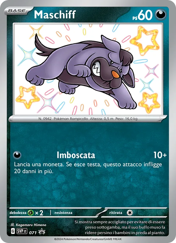 Maschiff (SVP Black Star Promos #071/225)